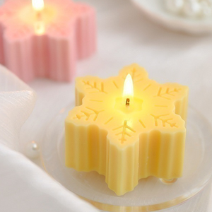 Creative Christmas <b>Candle</b> Ornaments Household Decoration Snowflake Aromatherapy <b>Candles</b> - Product Image 1