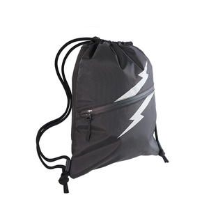 Drawstring Sports Gym Bag for Women Men Waterproof Draw String Sport Backpack Simple Basketball Schoolbag <b>foldable</b> lightweight - Product Image 3