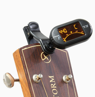 Guitar Tuner, Clip-On Electronic Tuner for Bass, Ukulele, and Other Instruments