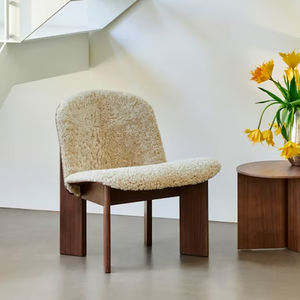 Hiện đại Câu lạc bộ Retro đồ nội thất phòng khách <span class=keywords><strong>recliners</strong></span> cà phê cửa hàng giải trí ghế Walnut gỗ giải trí ghế khách sạn Bistro giọng ghế - Product Image 6