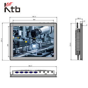 KTB 7-32 pulgadas Industrial Linux/win10 11 todo en uno integrado/montado en la pared aleación de aluminio Panel táctil Pc ordenador - Product Image 2