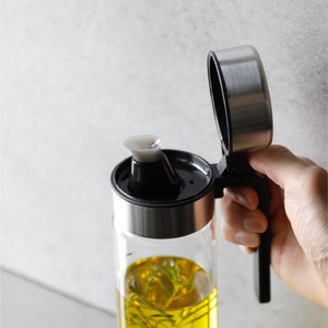 Botella de Vidrio Resistente al Calor de 300ml/500ml, Sellada, para Aceite de Cocina, Marca Atomico - Product Image 3