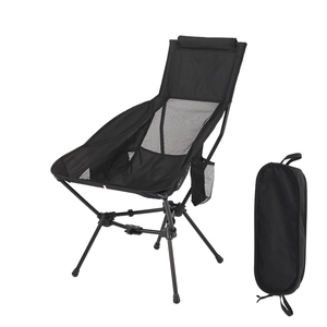 Chaise de camping ultralégère pliable à dossier haut en alliage d'aluminium 7075 de bonne qualité pour adultes - Product Image 1