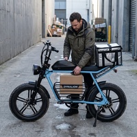 Vélo électrique haute capacité avec coussin de selle allongé, vélo de ville agile pour la livraison de colis dans les ruelles étroites urbaines