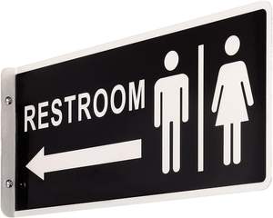 <span class=keywords><strong>ป้าย</strong></span>ห้องน้ำสองด้าน<span class=keywords><strong>ป้าย</strong></span>ห้องน้ำอลูมิเนียมสำหรับติดผนัง-เหมาะสำหรับใช้ในบ้านสำนักงานและธุรกิจ - Product Image 2