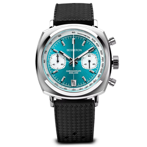 Montre chronographe quartz pour homme, trois sous-cadrans, bracelet en acier inoxydable, aiguilles lumineuses, montre sport, montre homme personnalisée - Product Image 2