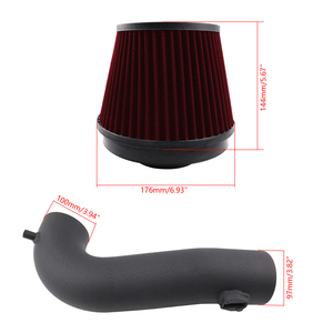 Kit de Admisión de Aire Frío de Alto Rendimiento con Protector Térmico para Motor V8 Silverado 5.3L 6.2L 2019-2026 AIM071-BK-BK/AIM071-BK-RD - Product Image 6