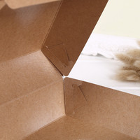 Caja para Hamburguesas Tipo Concha con Logotipo Personalizado, Empaque para Pasteles
