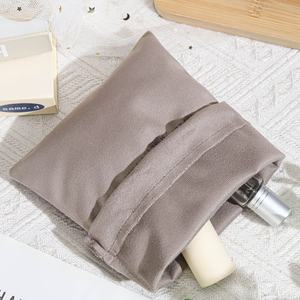 Bolsa de polvo con cordón de terciopelo de color personalizado de alta calidad Bolsa con cordón Logotipo personalizado Bolsas de compras de ropa de regalo de terciopelo - Product Image 3