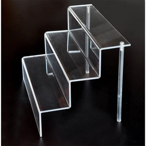Hot bán tùy chỉnh rõ ràng <span class=keywords><strong>3</strong></span> bước <span class=keywords><strong>Acrylic</strong></span> hiển thị đứng cho Hành động Hình <span class=keywords><strong>Acrylic</strong></span> <span class=keywords><strong>Riser</strong></span> - Product Image 5