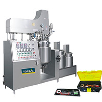 Mélangeur chimique 200-500L SUS316L, homogénéisateur cosmétique, machine d'émulsification sous vide pour onguents, haute sécurité, certifié CE pour les plastiques