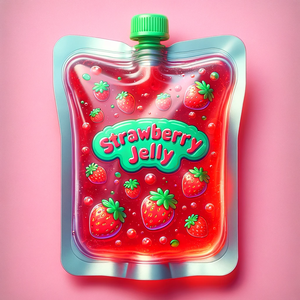 Sacchetto per beccuccio per alimenti per bambini personalizzato eco friendly sacchetto vuoto di plastica trasparente per succo di frutta - Product Image 2