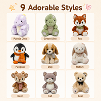 Jouets en peluche douce EPT, animaux en fourrure de lapin artificielle, 20 à 22 cm, 9 styles, cadeaux mignons pour enfants, vente en gros