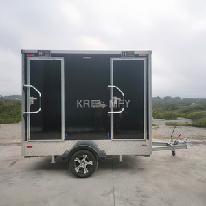 Sitio de construcción personalizado Campamento DE TRABAJO Baño móvil con ducha Inodoro Baño portátil Remolque - Product Image 3