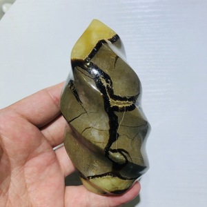 Wholesale Natural Septarian Polished Carved <b>Crystal</b> Crafts Sphere Egg Heart Torch Tower Wand Healing Meditation Gift Home Decor - Product Image 5