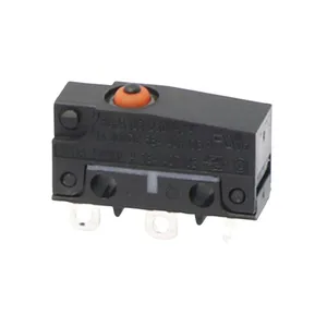 Micro elettrico in miniatura nero con interruttore a leva interruttore di blocco microfinecorsa 250V