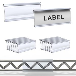 Bande de prix de porte-étiquette en plastique PVC adhésif pour supermarché - Product Image 1