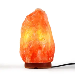 bedroom crystal pink natural handcraft Dimmer switch Himalayan rock salt light high quality Himalayan salt lamps night light