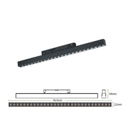 Luminaire de plafond commercial à LED magnétique DC 48V 28W SMD, projecteur linéaire CCT 3000K 4000K 5000K 24D 50D