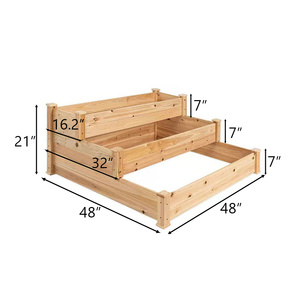 Lit <span class=keywords><strong>surélevé</strong></span> de <span class=keywords><strong>jardin</strong></span> en bois à 3 niveaux Lit <span class=keywords><strong>surélevé</strong></span> de <span class=keywords><strong>jardin</strong></span> Lit potager à fleurs <span class=keywords><strong>surélevé</strong></span> - Product Image 2