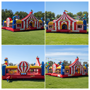 Castillo Inflable de Circo, Noria Inflable, Casa de Brinco Inflable, Parque Infantil Inflable con Certificación CE <span class=keywords><strong>para</strong></span> Parques de Diversiones al Aire Libre - Product Image 5