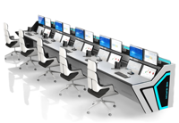 Consola de Control de Automatización Industrial de Alta Confiabilidad, Flexibilidad y Seguridad, Estaciones de Trabajo, Centro de Comando, Aluminio y Acero, Supcon