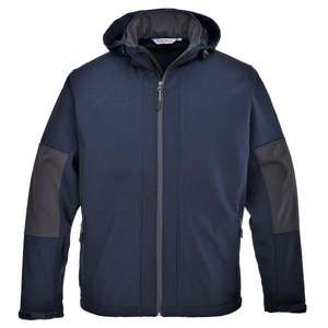 PORTWEST - TK53NARM Softshell (3L) azul marino con capucha-EAN 5036108262991 ALL WEATHER PROTECTION - Product Image 1