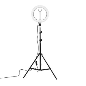 Lampe de remplissage pour diffusion en direct 12 pouces (30 cm) – Éclairage beauté doux pour la peau, intensité réglable, couleur ajustable, 26W – Idéale pour influenceurs et streamers, éclairage photo - Product Image 4