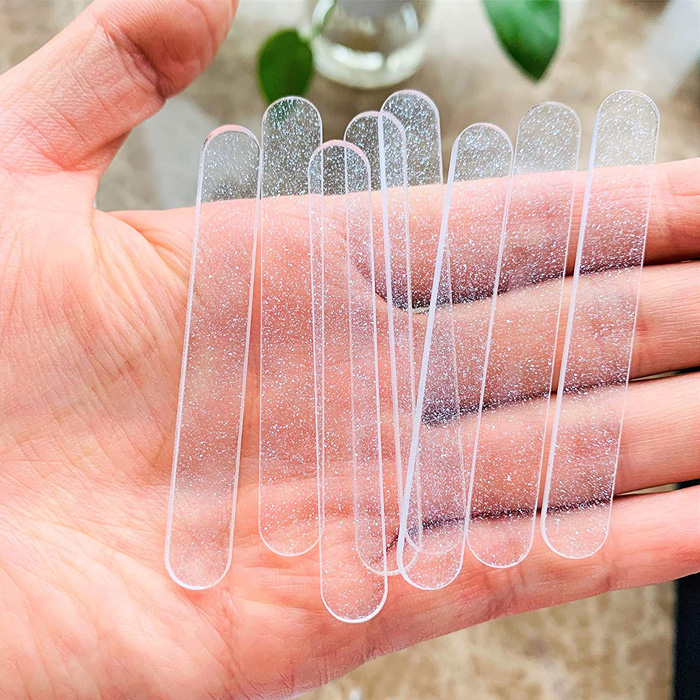 Прозрачная блестящая акриловая палочка Для Мороженого На Заказ Акриловая палочка для мороженого
