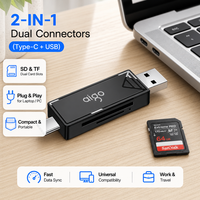 2'si 1 Arada Tip C USB a SD Kart Okuyucu Taşınabilir TF Kart Okuyucu OTG Flash Bellek Adaptörü Kamera Drone Dizüstü Bilgisayar Telefon PC için