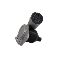 Prise adaptateur électrique en plastique 12V 7 broches 7 canaux pour connecteur de tracteur pièces et accessoires de remorque