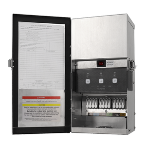 वेदरप्रूफ वाईफाई स्मार्ट 3 स्वतंत्र क्षेत्र ओवरलोड सुरक्षा बाहरी 300w परिदृश्य प्रकाश कम वोल्टेज ट्रांसफार्मर - Product Image 5