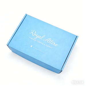 กล่องไปรษณีย์สำหรับเสื้อผ้าและกระเป๋าเป้ กล่องบรรจุภัณฑ์ DTC กล่องไปรษณีย์ลูกฟูก E Flute แบบไดคัท ผู้ผลิตกล่องไปรษณีย์ตามสั่ง - Product Image 3