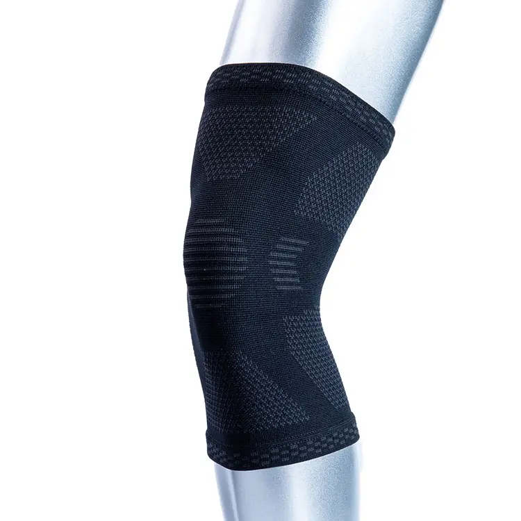 Unisex Elastic Breathable Knee Protector Brace Weightlifting Knee Sleeves for Running