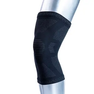 Rodillera elástica transpirable Unisex, Protector de rodilla para levantamiento de pesas, mangas para correr