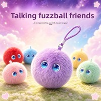 Robot intelligent AI Fu, jouet compagnon d'apprentissage pour enfants, animal électronique en peluche à commande vocale, rembourré en coton PP, Dou Bao Cub, cadeau
