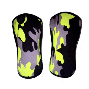 2026 Custom Size 7mm Compression Weightlifting Knee Sleeve Powerlifting Support Cotton Flexible Custom Logo Drop Shipping - Product Image 4