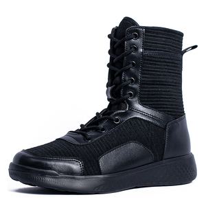 Bottes tactiques DF22 super légères en EVA, couleur beige, à tige haute, en mesh, avec fermeture éclair intérieure, respirantes, pour la randonnée et l'entraînement en extérieur, toutes saisons - Product Image 5
