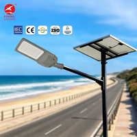 Lampadaires solaires LED avec poteau, garantie complète de 3 ans, IP65, 60W, 80W, 100W, 150W