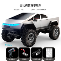 Camioneta RC 4x4 de 2.4GHz, Juguete Todoterreno para Niños, Auto a Control Remoto de Alta Simulación a Escala 1:18 con Cargador, 3.5 Canales, Alcance de 50m