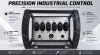 Télécommande 6 leviers, bon prix, étanche IP68, grue hydraulique sans fil pour camion