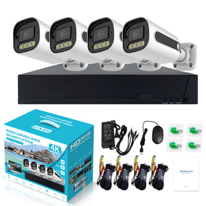 2K AHD 4-Channel DVR Surveillance <b>Camera</b> with Wide Angle CMOS <b>Sensor</b> SD Card Data Storage Options - Product Image 1