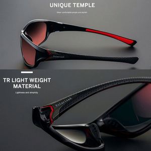 Lunettes de soleil polarisées UV400 personnalisées 2025 pour hommes et femmes, idéales pour la pêche, le camping, la conduite et les sports de plein air - Product Image 6