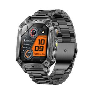 2026 AK86 Smart Watch for Men SOS LED Flashlight 1400mAh Large Battery 2.01'' HD Screen Dual Straps Sports Smartwatch - Product Image 4