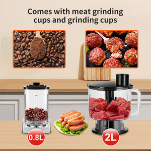 110V 220V <span class=keywords><strong>Moulinex</strong></span> Cocina 3 en 1 Encimera Mesa profesional Mezclador comercial Heavy Duty Silver Crest Blender - Product Image 4