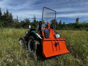 <span class=keywords><strong>Remorque</strong></span> forestière industrielle robuste pour tracteur avec prise de force, câble en acier de 70 m, capacité de 380 kg, pour le transport du bois, garantie 1 an - Product Image 2
