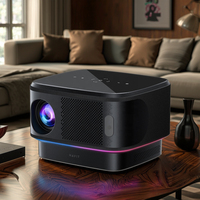 Mini projecteur Havit PJ300 Pro avec mise au point automatique, Android, portable, pour cinéma maison/extérieur, pour une utilisation à domicile et en extérieur