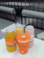 Bouteille de boisson en plastique PET Offre Spéciale pour jus avec couvercle en aluminium de qualité alimentaire 210ml 250ml 330ml 400ml 500ml 650ml 700ml