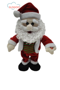 2024 natale Super morbido peluche Santa Claus bambola regalo per bambini che canta e balla giocattolo per papà natale - Product Image 2