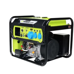 EFPOWER Dual Fuel Gasolina Arranque eléctrico 60Hz 10kVA Tipo abierto Generador de energía Gasolina para la venta